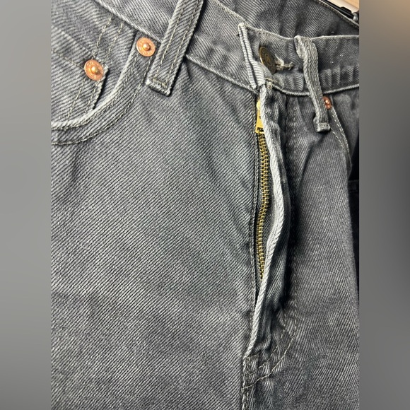 Levi’s Vintage 881 Denim Cut Off Jeans Size 27 Orange Tab - Picture 3 of 8